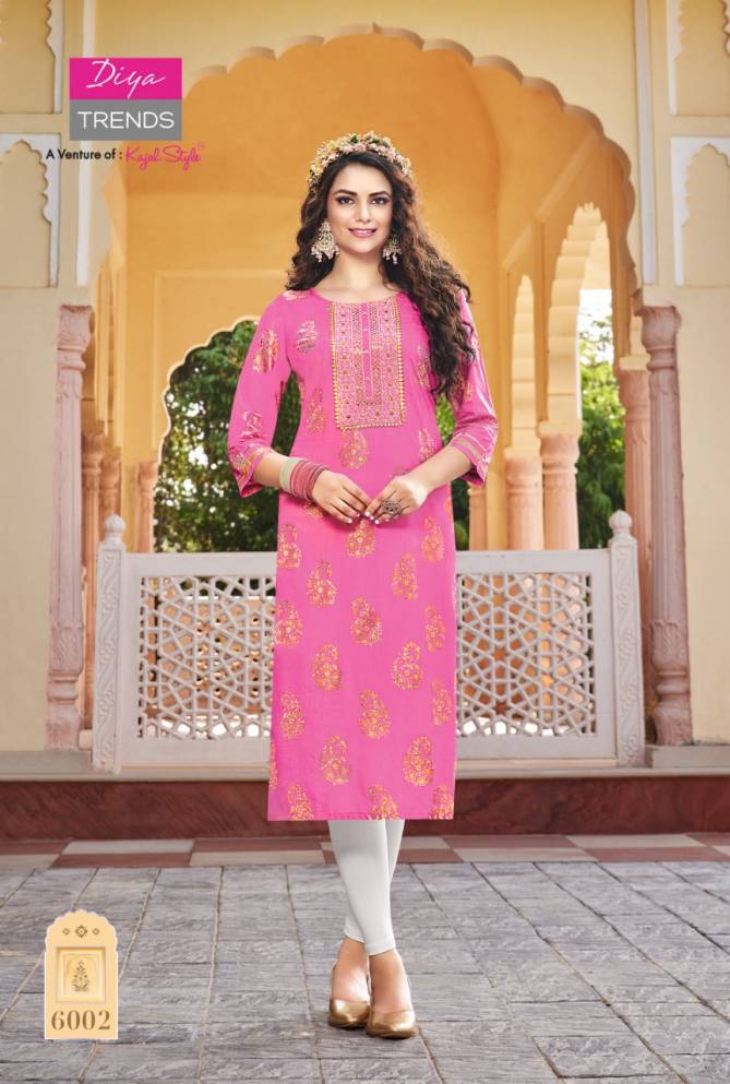 Victoria 6 Embroidery Latest Wholesale Kurti Collection